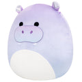 14-Inch Benedict the Purple Gradient Hippo with Sparkly Ears - 2