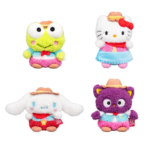 BumBumz Hello Kitty and Friends CowgirlBumz 4-Piece Plush Bundle 4.5"