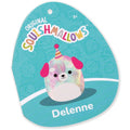 12-Inch Delenne the Rainbow Tie-Dye Dog With Party Hat - 5