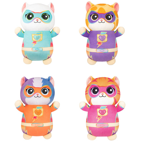 HugMees Disney SuperKitties Plush Bundle 4-Pack 10"