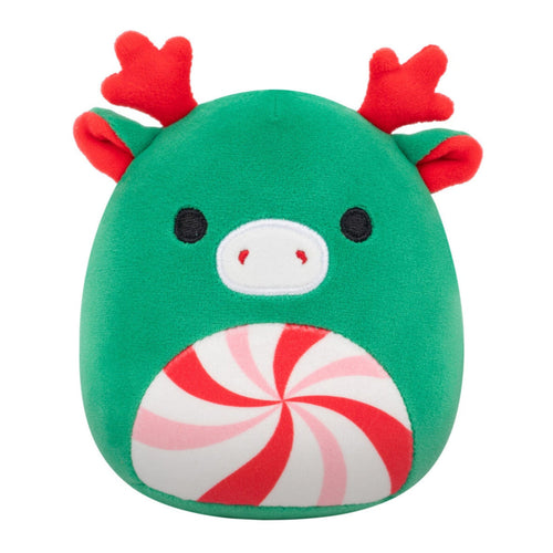 Squishmallows 5" Zumir the Green Moose with Peppermint Swirl Belly Plush