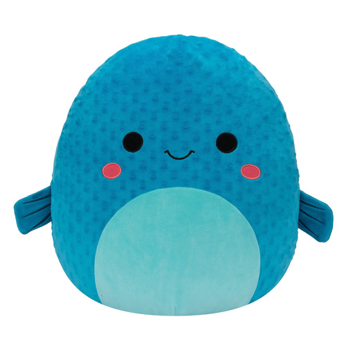 Squishmallows Refalo Blue Pufferfish Plush 16"