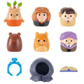 Squish-a-longs “Harry Potter” Mini-Squish and Accessory 6-Pack Style 1 - 2