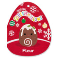 8-Inch Fleur the Yule Log with Holly - 5