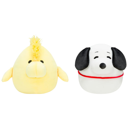 Squishmallows Peanuts Snoopy & Woodstock Plush 2-Pack 8"