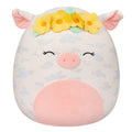 16-Inch Rosie the Spotted Pig with Yellow Flower Crown - 1