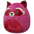 8-Inch Olivieri the Maroon Raccoon with Velvet Accents - 2