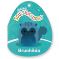 14-Inch Brunhilda the Blue Tonal Squirrel with Velvet Accents - 5