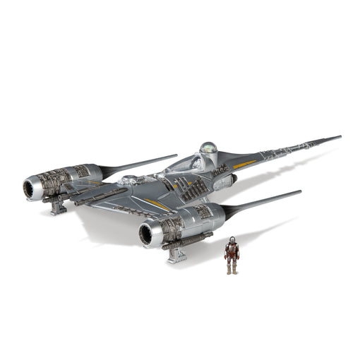 Star Wars Micro Galaxy Squadron The Mandalorian's N-1 Starfighter Action & Toy Figures
