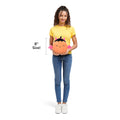 8-Inch Margie the Pastel Orange Pumpkin in Pink Devil Costume - 7
