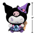 Hello Kitty and Friends 8-Inch Kuromi Halloween Plush Wearing a Witch Costume - 6