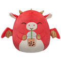 12-Inch Baiden the Red Dragon with Boba Drink - 1