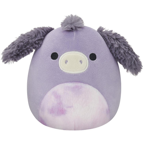 Squishmallows Deacon Purple Donkey Plush with Tie-Dye Belly 5" & 12"