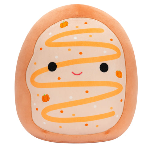Squishmallows Tadd 11" Plush – Frosted Pumpkin Donut with Orange Drizzle