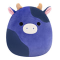 8-Inch Ingred the Purple and Black Spotted Cow - 1