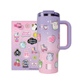 Squishmallows Sticker Bomb Tumbler with Straw - 7