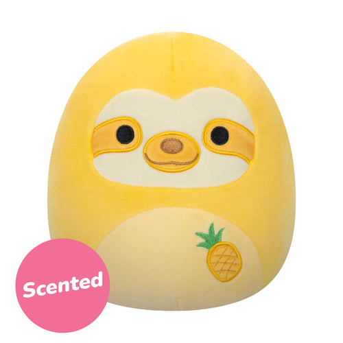 Squishmallows Bermuda Pineapple-Scented Sloth Select Series Plush 8"
