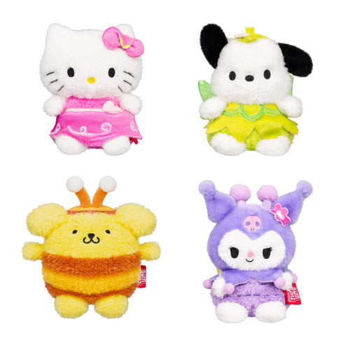 BumBumz Hello Kitty and Friends FairyGardenBumz Plush 4-Pack 4.5"