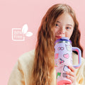 Squishmallows Sticker Bomb Tumbler with Straw - 9
