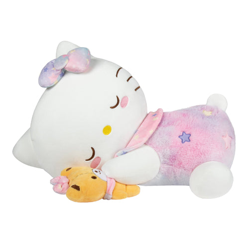 Hello Kitty and Friends Hello Kitty Sleeping Plush with Tiny Chum Bestie Accessory — 18"