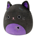 Autumn the Black Cat with Purple Belly - 2