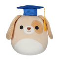 8-Inch Harris the Brown Spotted Dog in Graduation Cap - 1