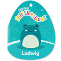 12-Inch Ludwig the Teal Frog with Mint Green Belly - 5