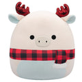 16-Inch Matthew the White Moose with Glitter Antlers - 1