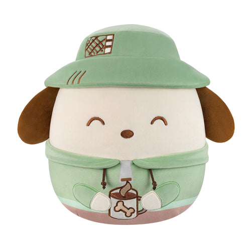 Squishmallows Hello Kitty and Friends Cute Camping Pochacco Plush 12"