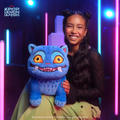 KPop Demon Hunters 12-Inch Sitting Derpy Tiger Plush - 3