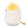 8-Inch Bodie the Yellow Spotted Cow Holding Chocolate Bunny - 3