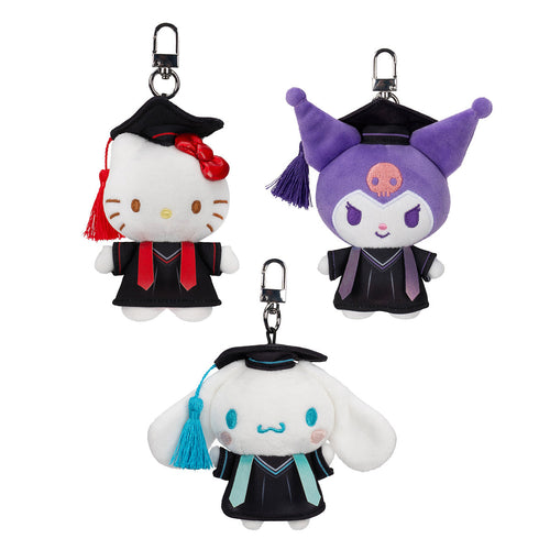 Hello Kitty and Friends Graduation Clip Bundle Plush 4"