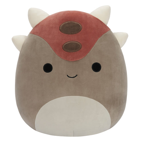 Squishmallows Ainhoca Grey Armored Ankylosaurus Plush 14" and 16"
