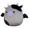 12-Inch Bridgette the Grey and Black Cow Bat - 2