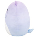 14-Inch Benedict the Purple Gradient Hippo with Sparkly Ears - 3
