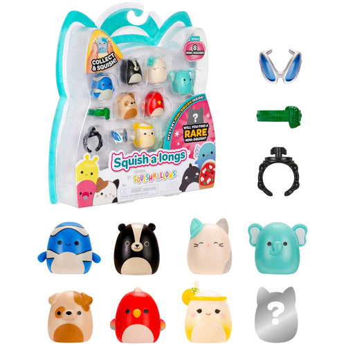 Squish-a-longs Mini-Squish 8-Pack Style 4 Toy Playsets