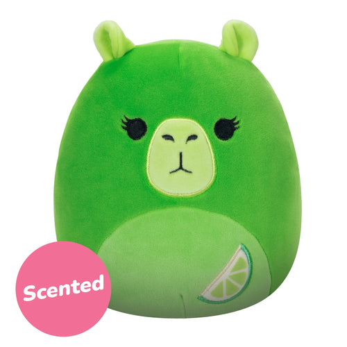 Squishmallows Select Series Madchen Lime-Scented Capybara Plush 8"