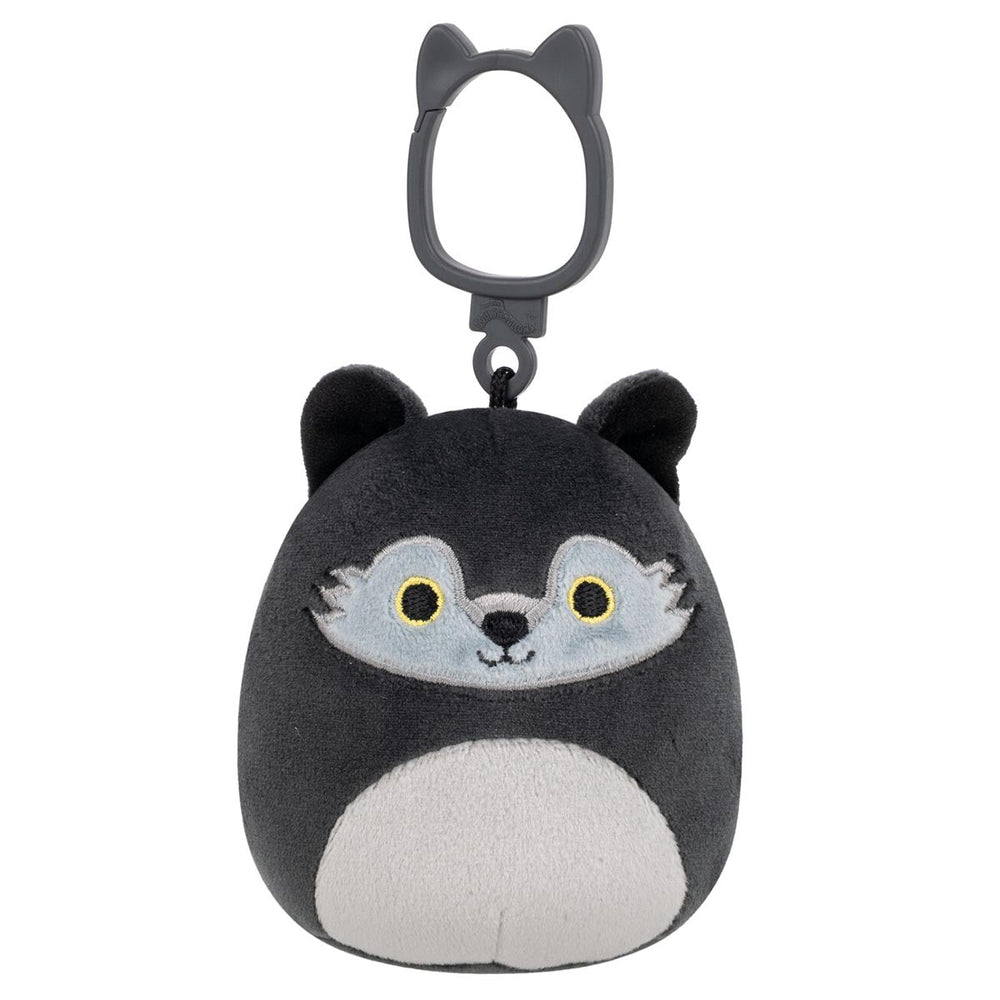 3.5-Inch Dmitri the Dark Grey Wolf Clip