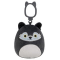 3.5-Inch Dmitri the Dark Grey Wolf Clip - 1