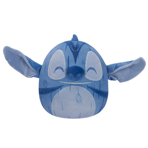 Squishmallows Disney Blue Wood Carved Stitch Plush 12"
