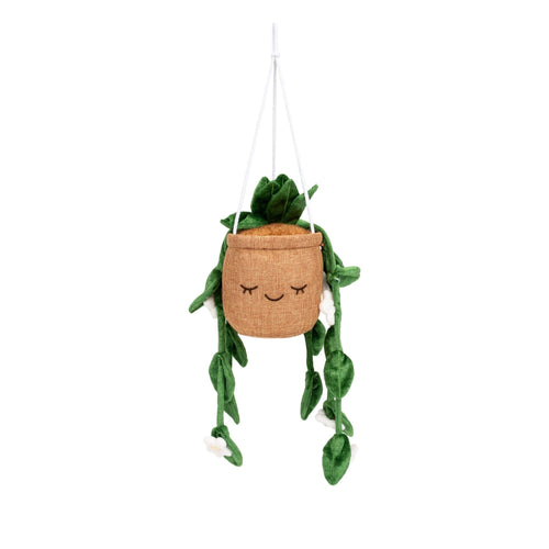 Greenhouse by Russ Hanging Plant with Flowers 8" Plush