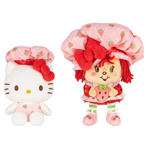 Hello Kitty and Friends Strawberry Shortcake x Hello Kitty Plush 8-Inch 2-Pack