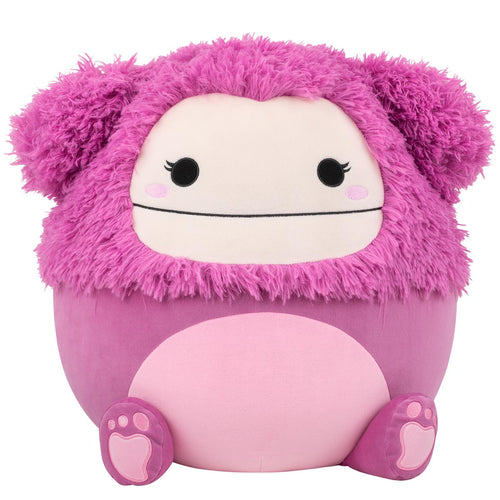 Squishmallows Nanette Raspberry Pink Bigfoot Plush 16"