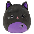 Autumn the Black Cat with Purple Belly - 1