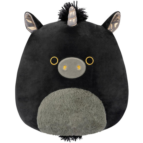 Squishmallows Nicolita Black & Gold Unicorn Plush — 12"