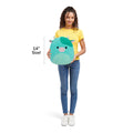 14-Inch Seamus the Green Cow with Fuzzy Belly - 7