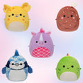 Micromallows 5-Pack - Seanster Stegosaurus, Quayn Hippocampus, Amelia Cheese Mouse, Missy Me Drumstick, Babs Blue Jay - 3