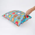 “Total Foodies” Teal SquishPillow Pillowcase (Standard) - 4