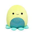 12-Inch Orphie the Lime Green Octopus with Teal Tentacles - 1