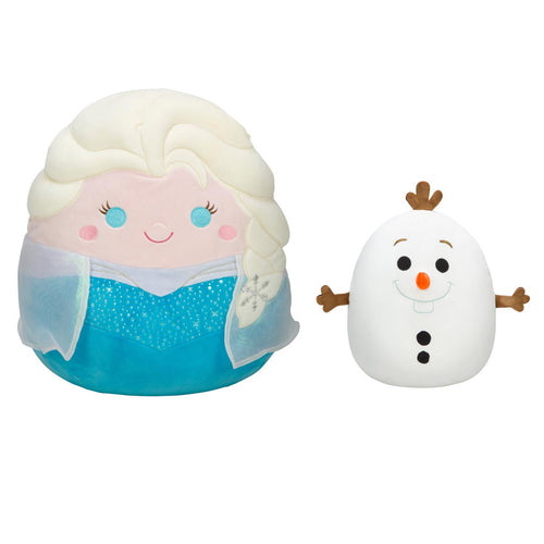 Squishmallows Disney Elsa and Olaf 2-Pack Plush — 10"